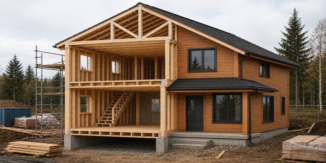 Holzrahmenbau: Konstruktion, Wandaufbau und Details